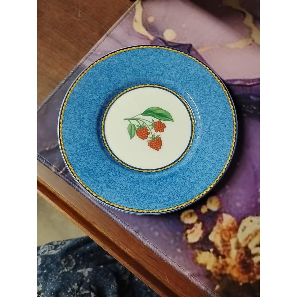 Victoria & Beale Casual "Blue Harvest" Saucer, #9056